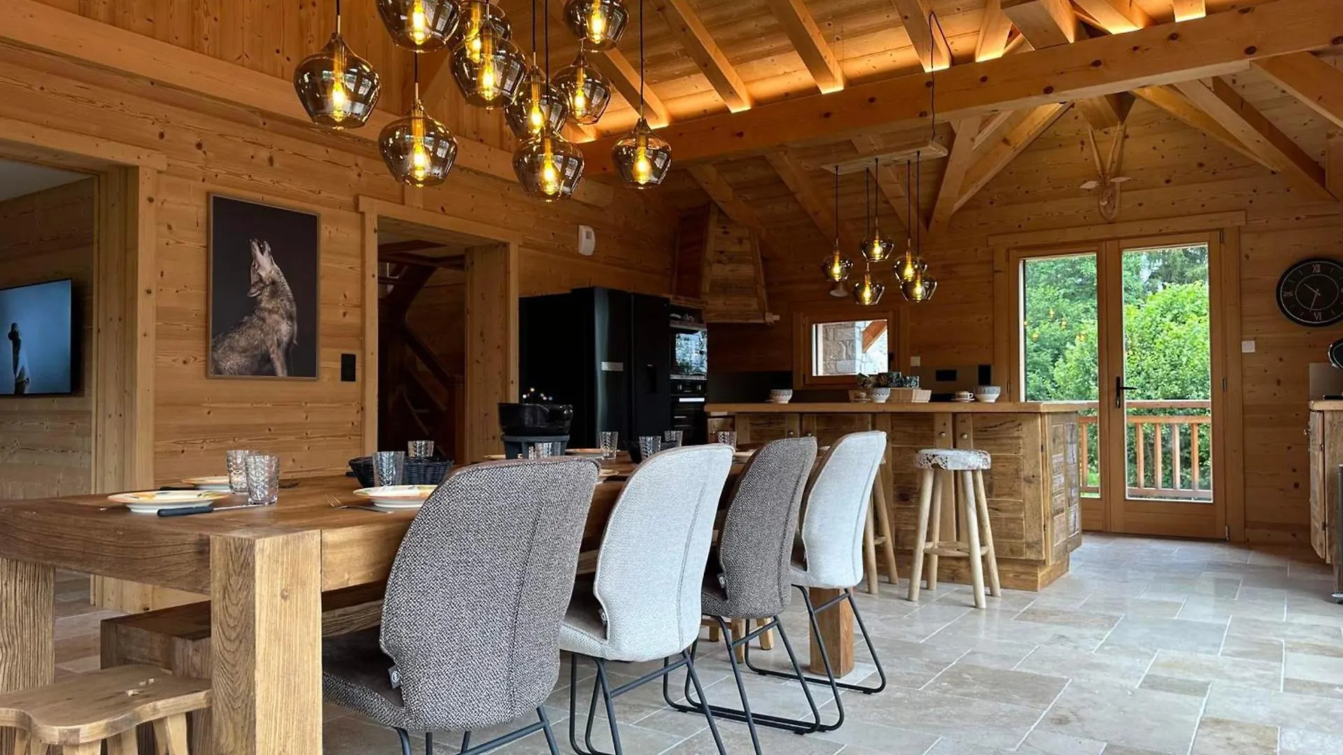 Grand Chalet 5 Chambres, Calme, Proche Commerces, Babyfoot, Appareils Raclette Et Fondue - Fr-1-624-165 Verchaix