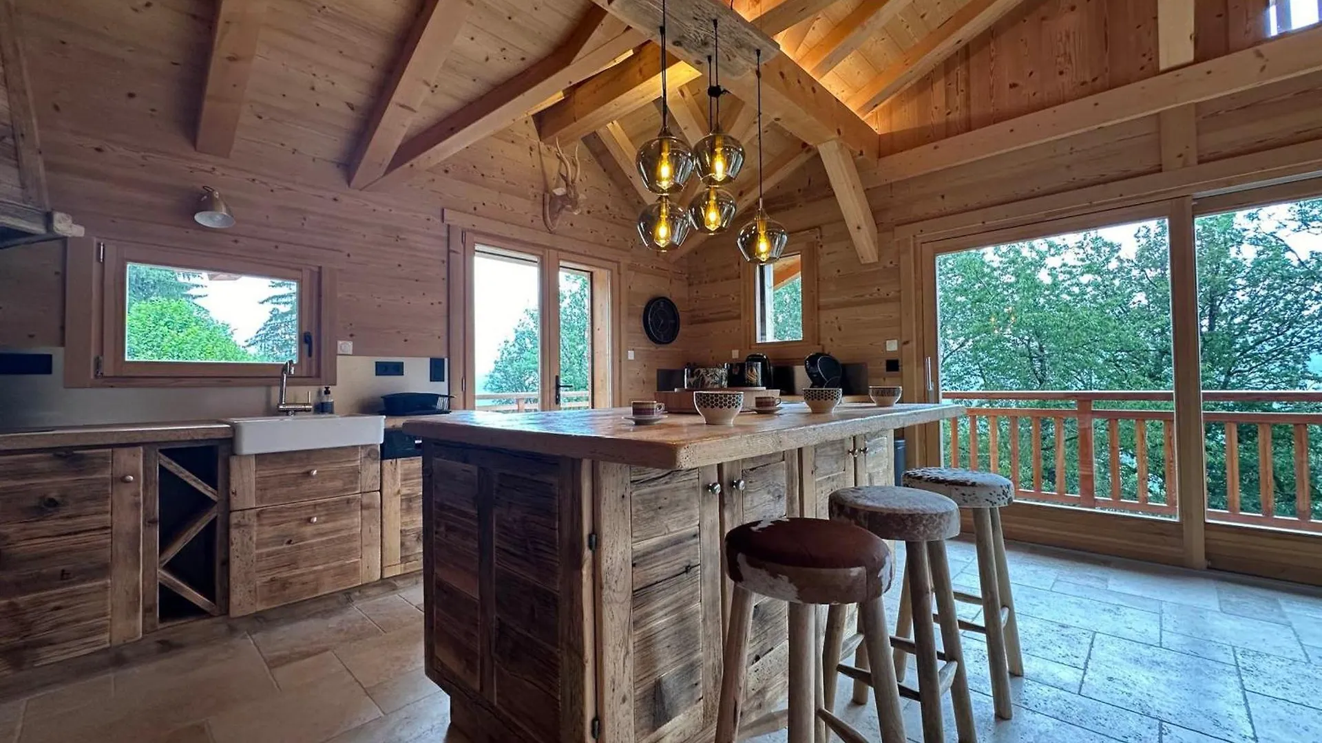 Grand Chalet 5 Chambres, Calme, Proche Commerces, Babyfoot, Appareils Raclette Et Fondue - Fr-1-624-165 Verchaix France